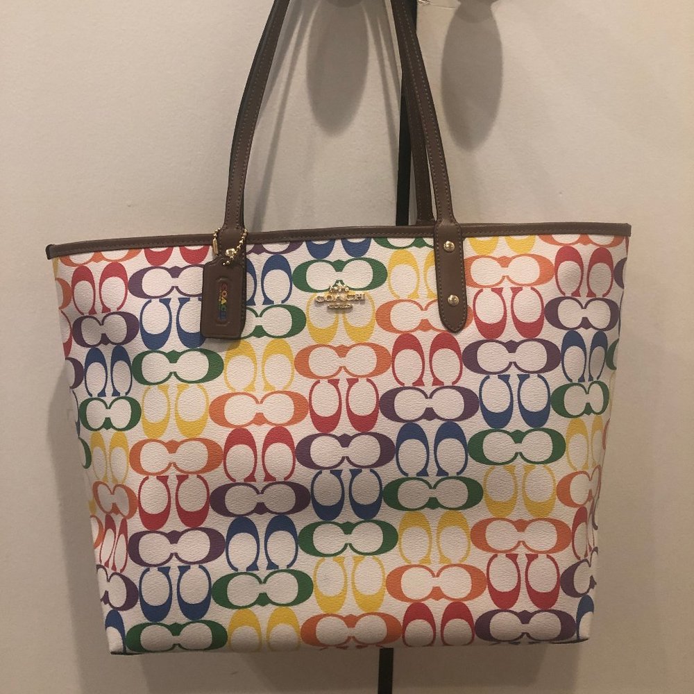 Coach Rainbow Bag/Tote